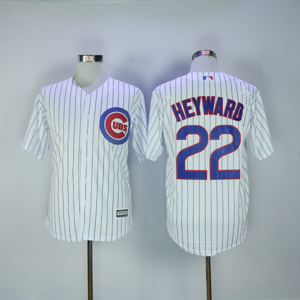 Men Chicago Cubs #22 Heyward White Game MLB Jerseys->chicago cubs->MLB Jersey